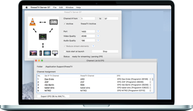 finessTV Server